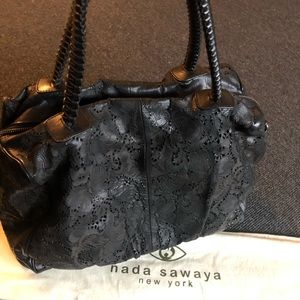 nada sawaya laser cut satchel